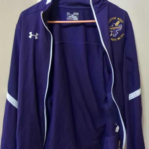 Under Armour Purple Track Jacket - Picture 1 of 5